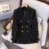 Spring and Autumn New Women's Fashion Temperament Loose and High End Suit Slimming Top Age Reducing Suit Coat Cross border