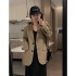 Spring and Autumn suit jacket for women, 2024 Spring and Autumn new Korean version, short and high-end, explosive street casual suit top