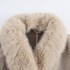 AliExpress 2024 long fur collar woolen foreign trade women's clothing wholesale French Hepburn style versatile coat with temperament