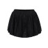 White Embroidered Elastic Waist Pumpkin Puff Skirt for Women in Summer 2025, Small and Light Resistant Bubble Bottom Mini Skirt