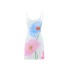 European and American Ins style summer Xiaoqing new women's suspender U-neck backless slim fit A-line skirt flower print dress