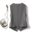 Suit vest women's vest 2024 spring new top slim fit sleeveless camisole short style temperament layering vest