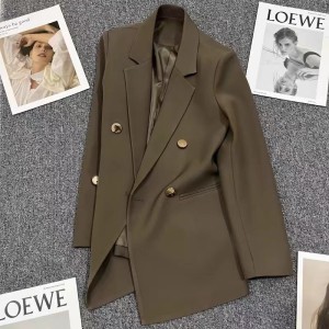 2024 Spring and Autumn Small Suit Women's Coat Korean Edition Loose fit Casual Versatile Women's Suit Foreign Trade Order Suit Women