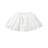 White Embroidered Elastic Waist Pumpkin Puff Skirt for Women in Summer 2025, Small and Light Resistant Bubble Bottom Mini Skirt