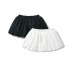 White Embroidered Elastic Waist Pumpkin Puff Skirt for Women in Summer 2025, Small and Light Resistant Bubble Bottom Mini Skirt