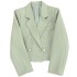 Short women's mini suit jacket for autumn 2024, new style for small stature, casual and versatile mini suit jacket