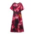 Foreign Trade 2024 Autumn New Women's Clothing European and American Style Elegant Silk Texture Printed Dress 9112242