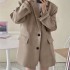 Small top, black suit jacket, women's 2024 new spring and autumn Korean version, casual, comfortable and high-end suit