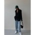 Foreign trade orders suit jacket for women 2022 Spring and Autumn new Korean version loose retro casual look slim suit trend