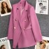 Colorful small suit jacket for women, 2023 Spring and Autumn new Korean version, internet celebrity temperament, small and casual, cross-border foreign trade