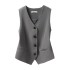 Suit vest women's vest 2024 spring new top slim fit sleeveless camisole short style temperament layering vest