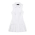 Women's clothing, foreign trade wholesale, European and American college style, white wide pleated shirt style with leggings, dress 4661318