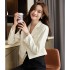 Off white ultra short suit jacket for women, autumn 2023 new item, small and stylish design, versatile suit