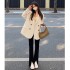 Coffee colored suit jacket for women in the spring and autumn of 2024, short and high-end, explosive street style new Korean casual suit