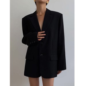 Foreign trade orders suit jacket for women 2022 Spring and Autumn new Korean version loose retro casual look slim suit trend