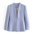 Cross border European women's 2023 spring new item with belt, pure white pants, pants+suit set