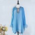 Real shooting spot 5-color heavy industry handmade nail bead ostrich real hair super large swing pleated dress strap short skirt