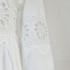 Real shooting spot Z home light luxury high order 2025 spring and summer vacation style linen hollow flower embroidery dress waist cinching