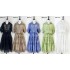 Real time spot new French high-end style niche embroidered hollow out shirt+elastic waist large swing skirt set