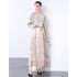 Factory direct sales of Miyake pleated early autumn pleated loose plus size printed outerwear