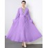 Factory direct sales of Miyake wrinkled ostrich hair heavy industry rhinestone evening dress pleated dress 9868