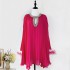 Real shooting spot 5-color heavy industry handmade nail bead ostrich real hair super large swing pleated dress strap short skirt