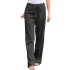 Cross border Amazon independent station 2024 new casual, simple, comfortable, elastic waist, cotton and linen women's pants in stock