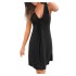 2022 AliExpress eaby Amazon dress deep V-neck loose shoulder sleeveless casual beach dress