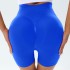 European and American seamless peach hip yoga pants for women, high waist and abdominal compression, summer cycling, running, fitness pants, five inch shorts