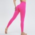 Cross border seamless knitted sexy peach hip yoga pants for women, sports tight fit, high waist, hip lifting, solid color base fitness pants