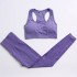 Cross border yoga clothing for women in summer, with breast pads, yoga bra, vest, dotted tight yoga pants, pants, sports suit