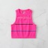 Cross border round neck colored striped sports vest, fitness suit, running jacket, streetwear, yoga