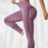 European and American seamless peach hip yoga pants with raised hips, chrysanthemum tight fit sports pants for women wearing outside