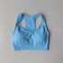 Cross border European and American new quick drying seamless fitness yoga sports point bra shockproof running sports bar for women