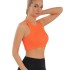 Yoga sleeveless vest, high waisted short cut, exposed navel fitness running clothes, fashionable slim fit, quick drying fitness clothes for women