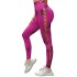 European and American popular tie dye side hollow yoga pants, women's peach hip lifting tight fitness pants, quick drying sports yoga clothes