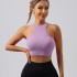 Cross border popular yoga thread vest, I-back quick drying running and fitness bra, skin friendly and nude sports bra for women