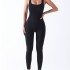 Cross border thread jumpsuit, seamless elastic sportswear, fitness jumpsuit, yoga jumpsuit, jumpsuit for Europe and America