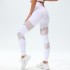 Cross border Peach Hollow Hip Lifting Yoga Pants for Women, Seamless High Waist Yoga Speed Drying Exercise Running and Fitness Pants