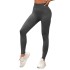 New European and American Cross border Seamless Sand Washed V-waist Yoga Pants Super Elastic Sports Running Jacquard Peach Hip Upright Fitness Pants