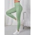 European and American seamless peach hip yoga pants with raised hips, chrysanthemum tight fit sports pants for women wearing outside