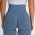 Seamless yoga shorts from Europe and America, knitted and perky, moisture wicking fitness pants, sexy and hip enhancing, wholesale