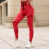 New seamless tie dye yoga pants, high waisted, cinched, breasted, tight fitting pants, hip lifting, fitness pants, running and shaping sports pants