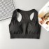 Cross border European and American new quick drying seamless fitness yoga sports point bra shockproof running sports bar for women