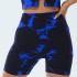 Cross border new tie dye yoga pants for women, slim and breathable, quick drying, running, fitness, yoga shorts, yoga clothes