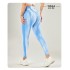 Seamless yoga pants cross-border European and American Aurora hip lifting tight sports pants high waisted fitness sports pants for women