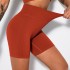 Threaded yoga shorts, popular in Europe and America, seamless high waisted and perky sports, tight fitting fitness shorts for women