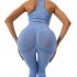 2023 New Peach Hip Seamless Yoga Pants for Sports, High Waist and Hip Lifting, Peach Tight Nine Part Pants Yoga Clothes for Women, Autumn