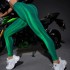 Seamless yoga pants cross-border European and American Aurora hip lifting tight sports pants high waisted fitness sports pants for women