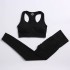 Cross border yoga clothing for women in summer, with breast pads, yoga bra, vest, dotted tight yoga pants, pants, sports suit